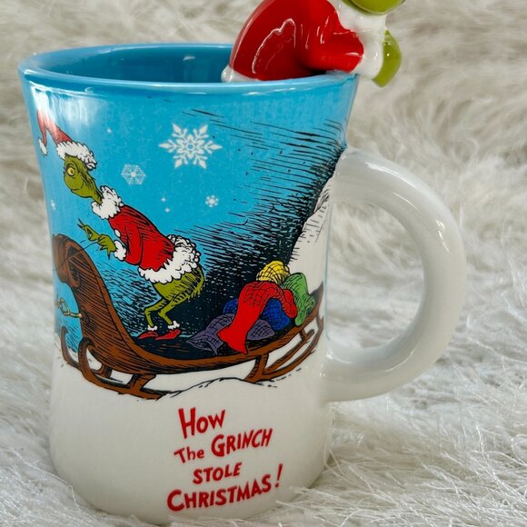 "How The Grinch Stole Christmas" 3-D Coffee Mug- New - Picture 2 of 6